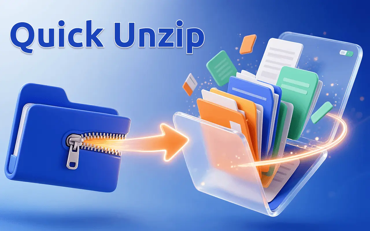 Screenshot 1 of Quick Unzip