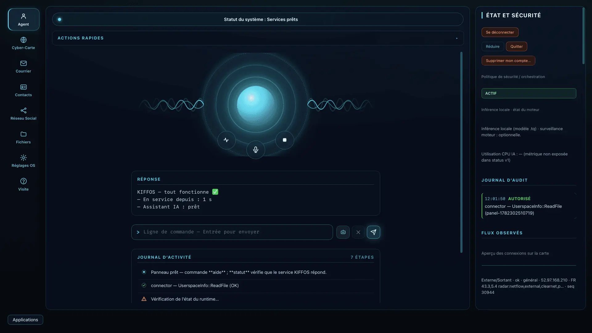 Screenshot 1 of KiffOS