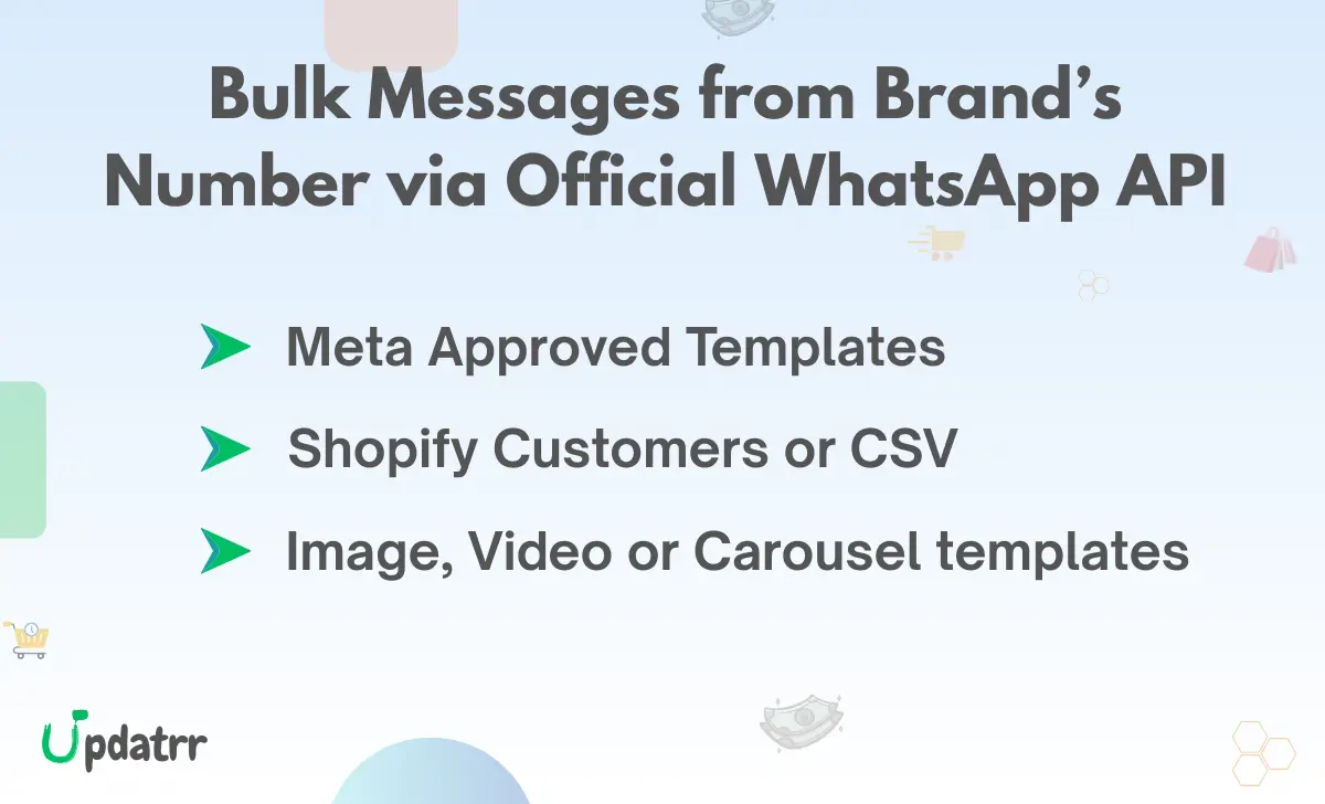Screenshot 6 of Updatrr Shopify WhatsApp Automation