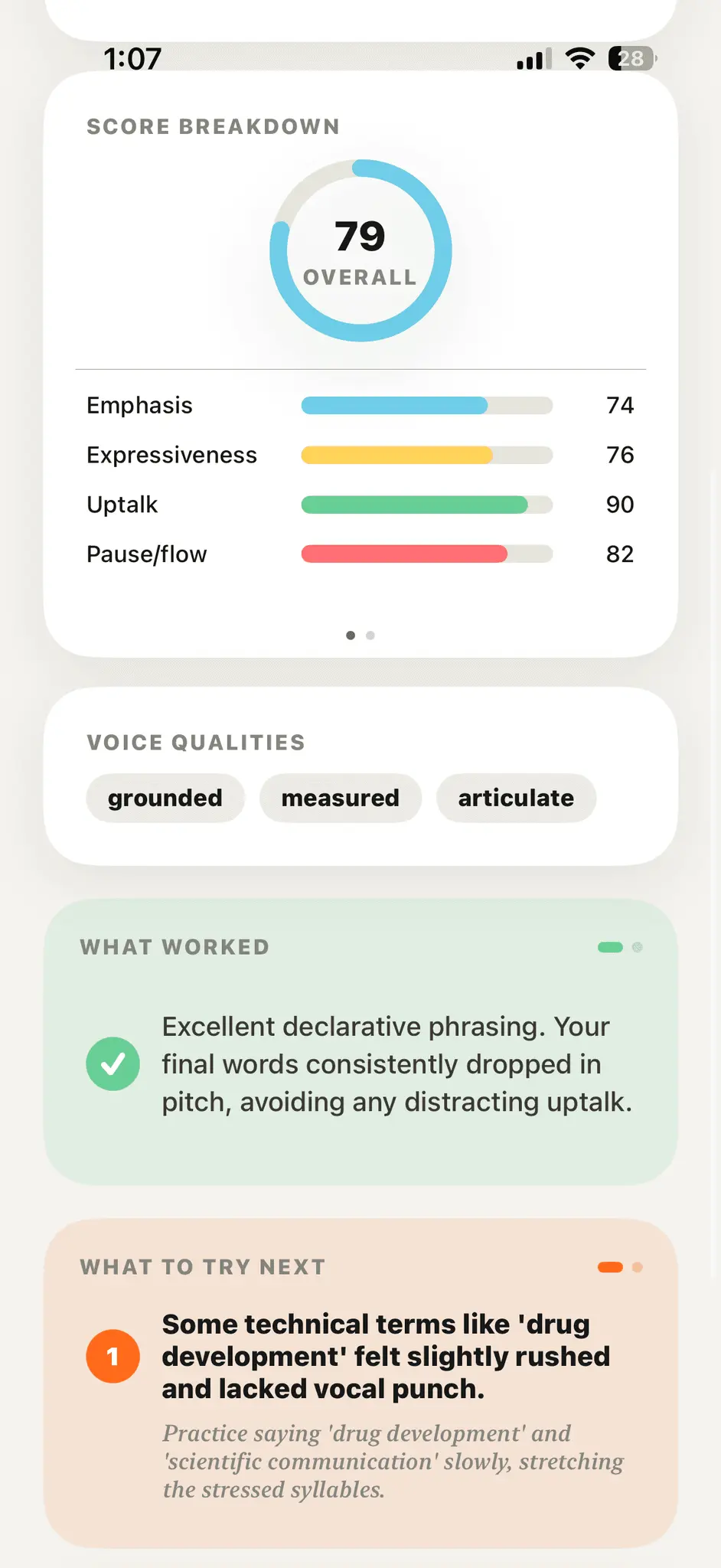 Screenshot 1 of First35 : Self Introduction 