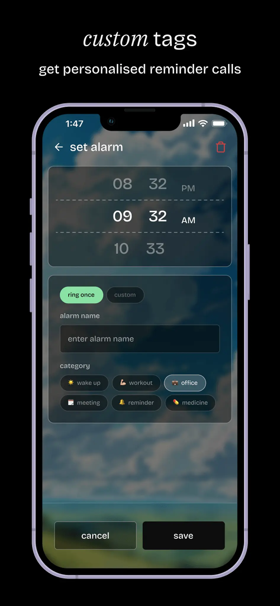 Screenshot 3 of mattrAlarm
