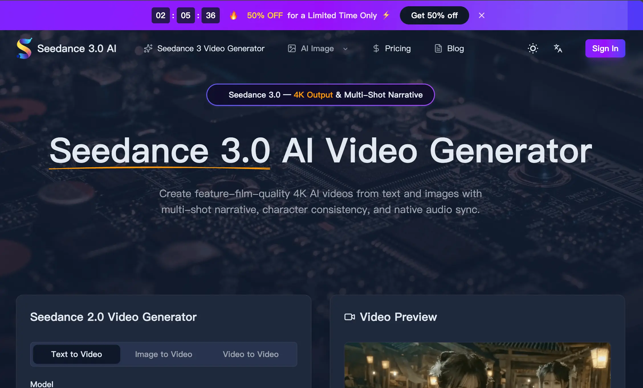 Screenshot 1 of Seedance 3.0