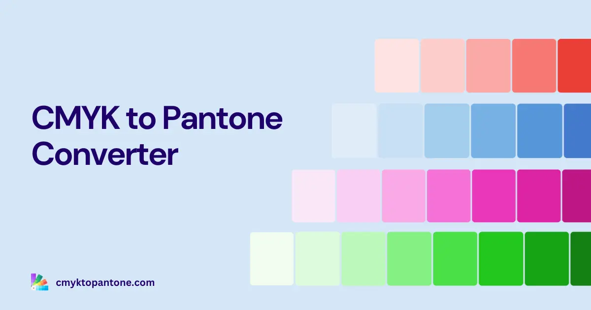 Screenshot 1 of CMYK to Pantone Converter
