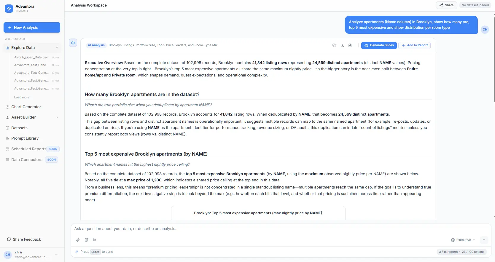 Screenshot 2 of Advantora Insights