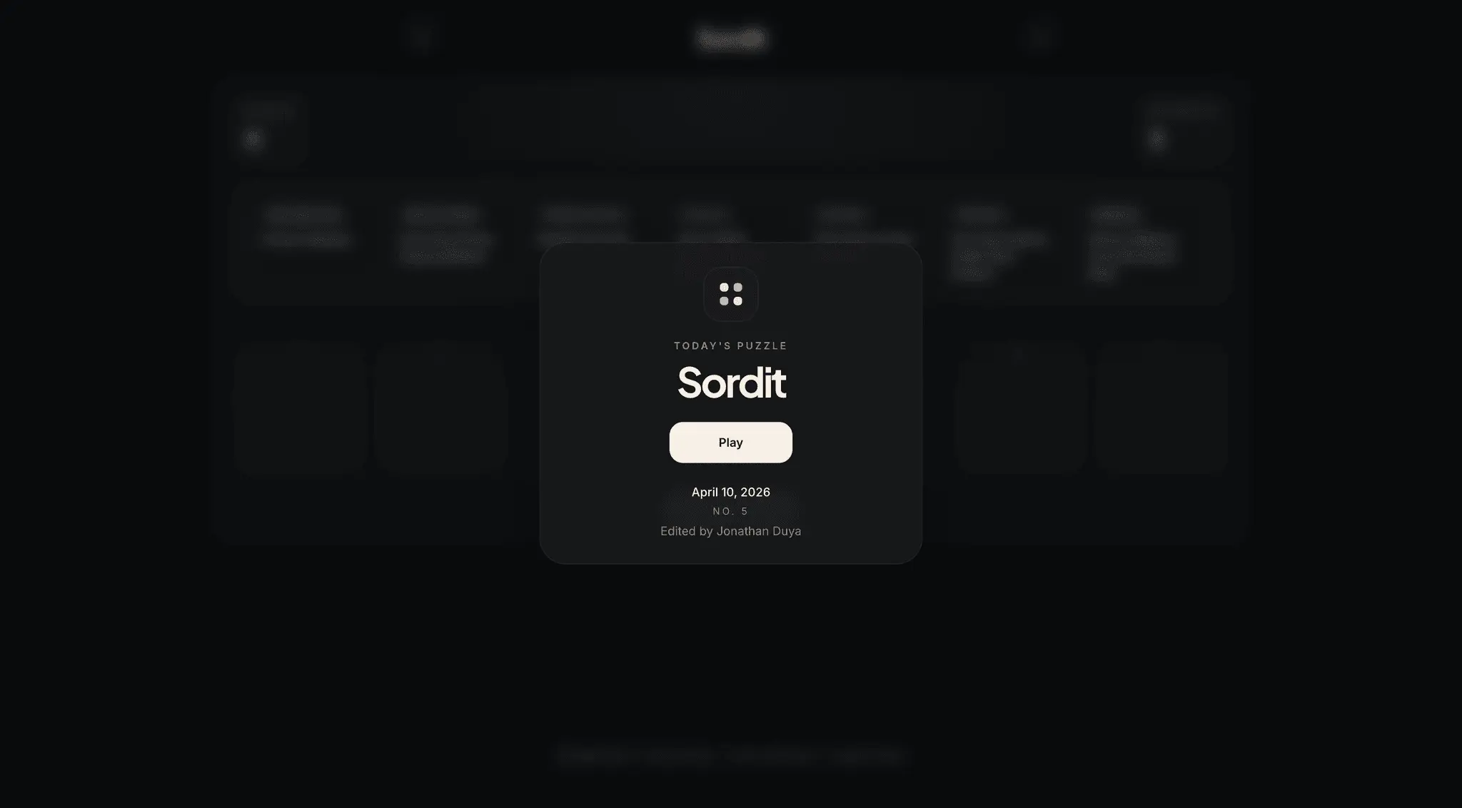 Screenshot 2 of Sordit – Daily Timeline Game