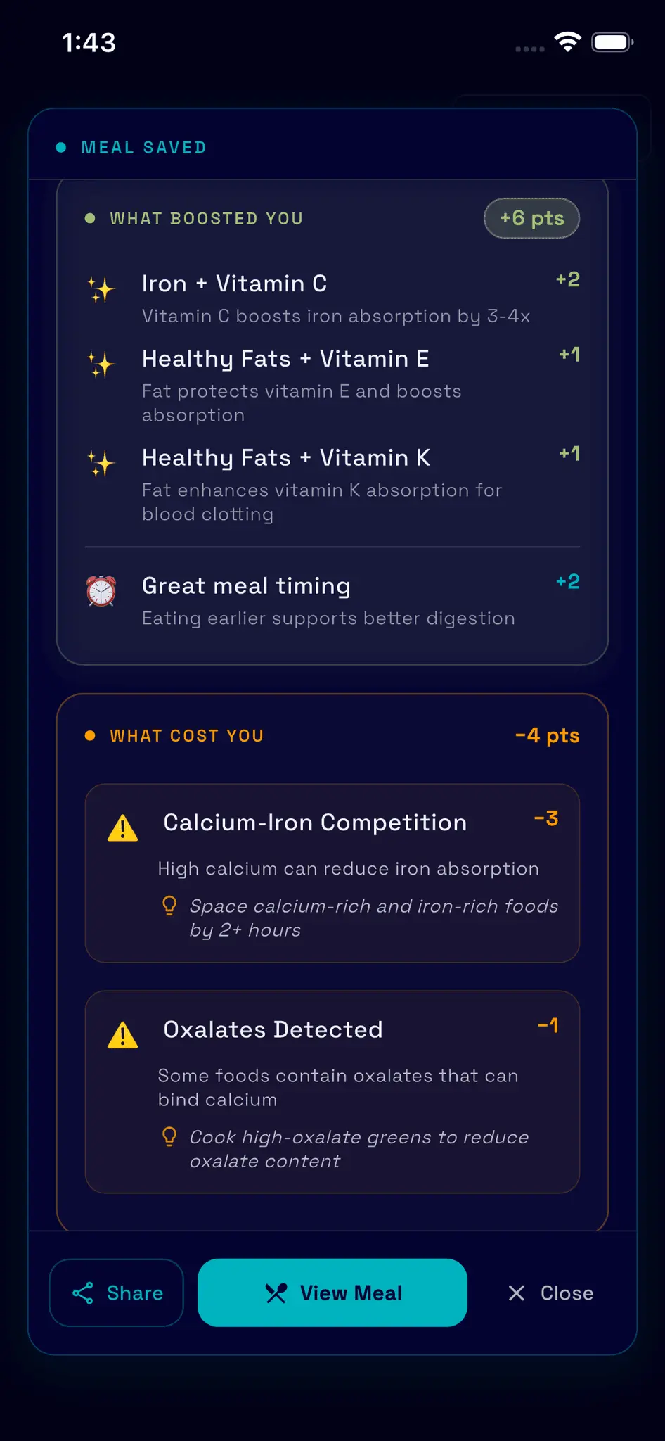 Screenshot 5 of TUNA: Ultimate Nutrition App