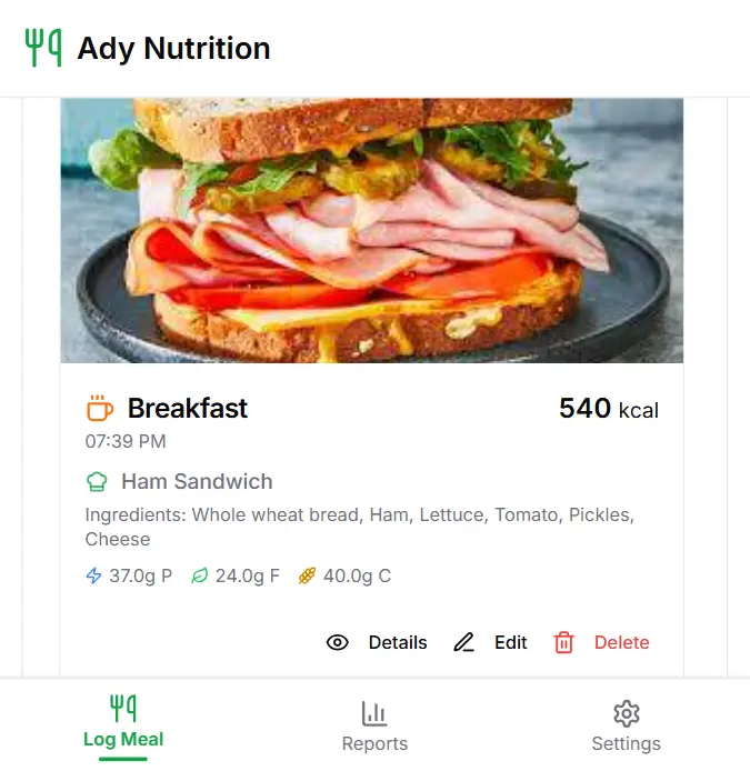 Screenshot 1 of AI Calorie Counter Buddy