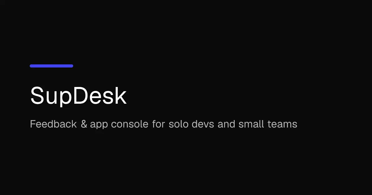 Screenshot 1 of SupDesk