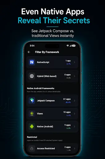 Screenshot 2 of Framework Detector App