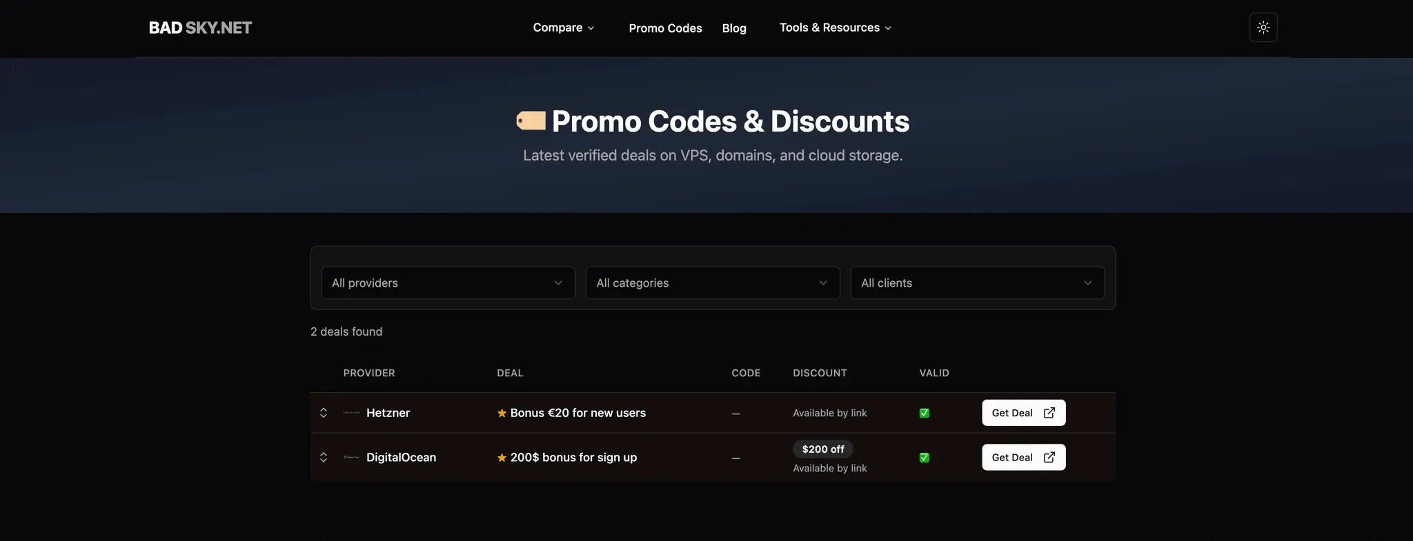 Screenshot 3 of VPS Hosting Comparison