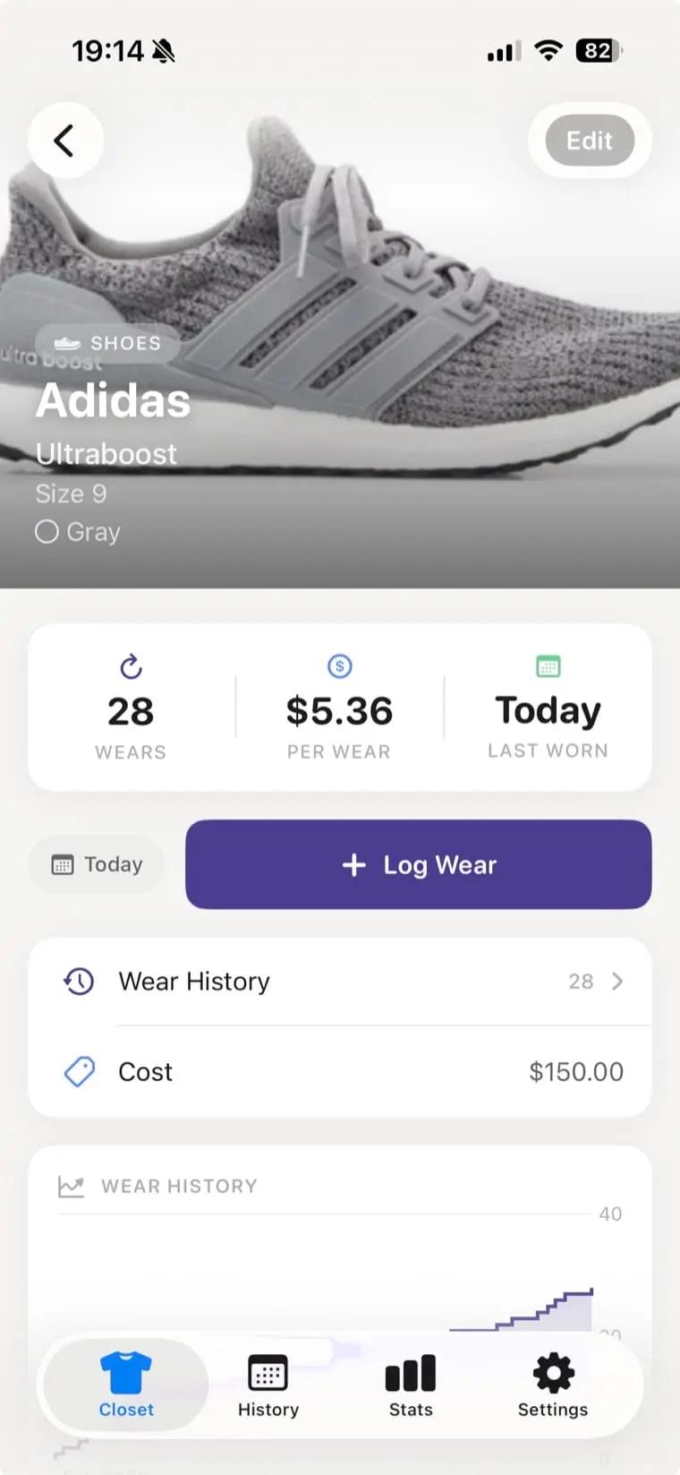 Screenshot 6 of WearTracker - Closet Organizer 