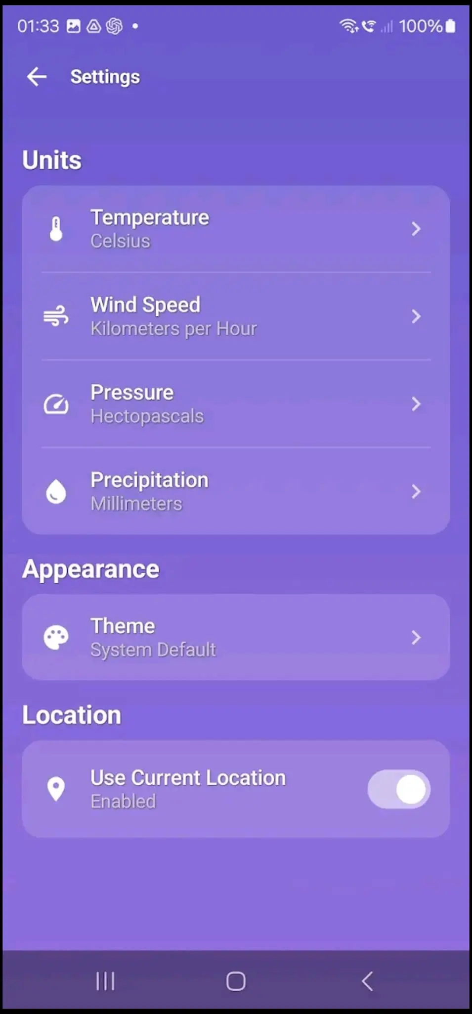 Screenshot 4 of Easy Weather: Local & Global