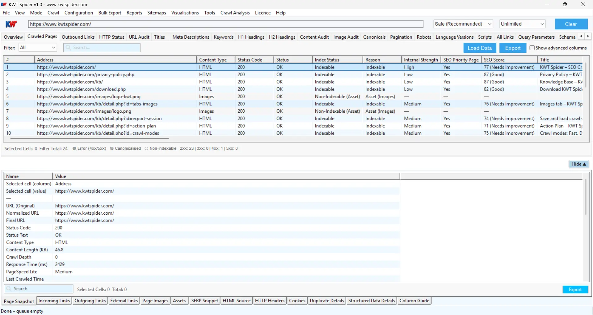 Screenshot 2 of KWT Spider