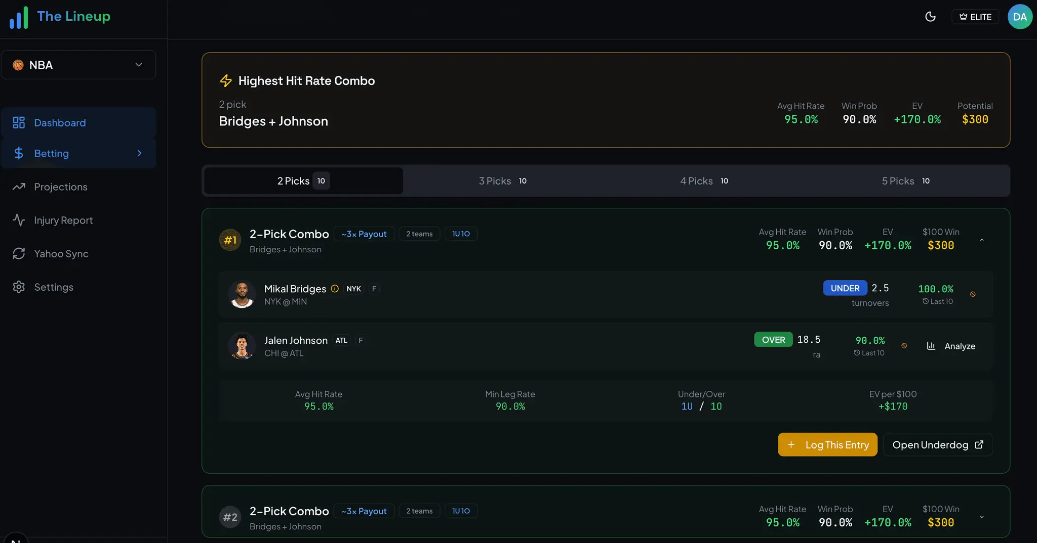 Screenshot 4 of THE LINEUP