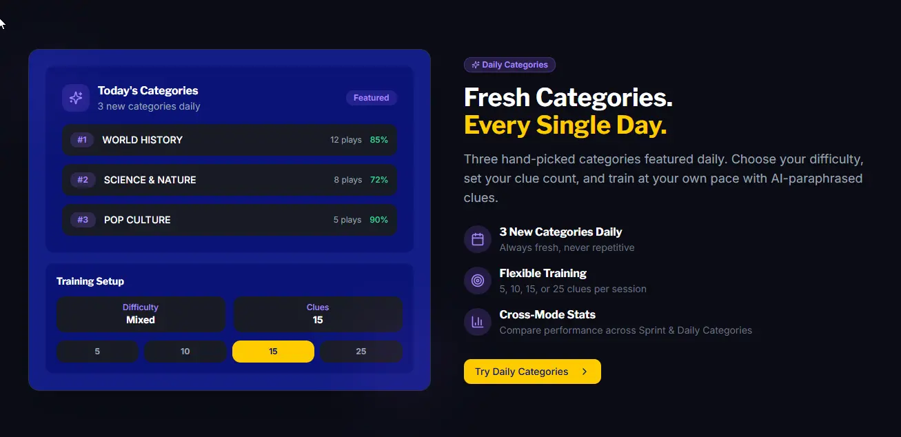 Screenshot 5 of JepPrep - Jeopardy Practice Questions