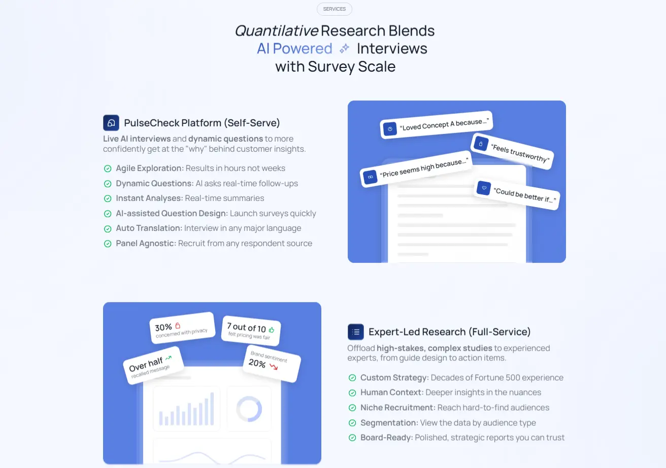 Screenshot 3 of Q360 AI-Powered Interviews & surveys