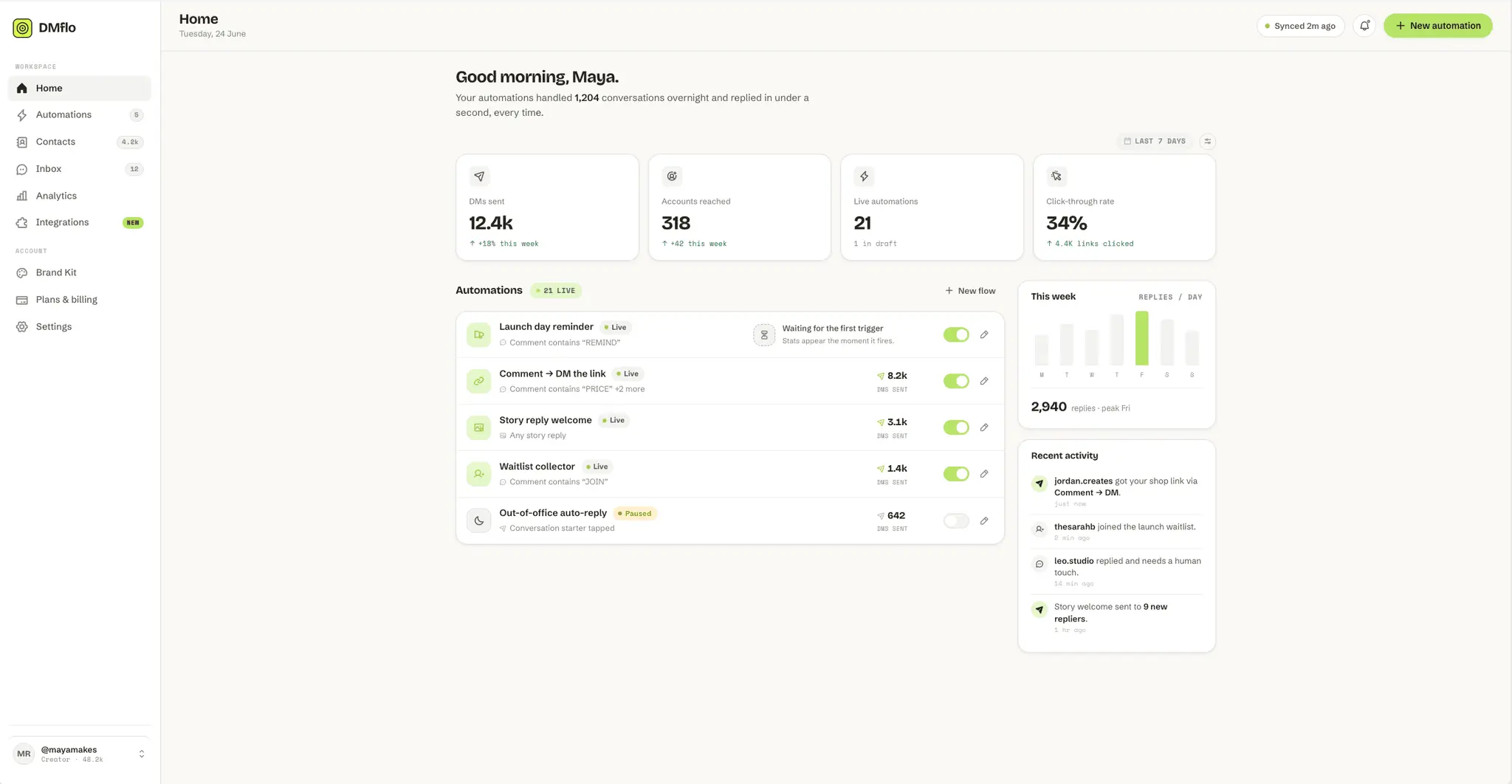 Screenshot 2 of DMflo