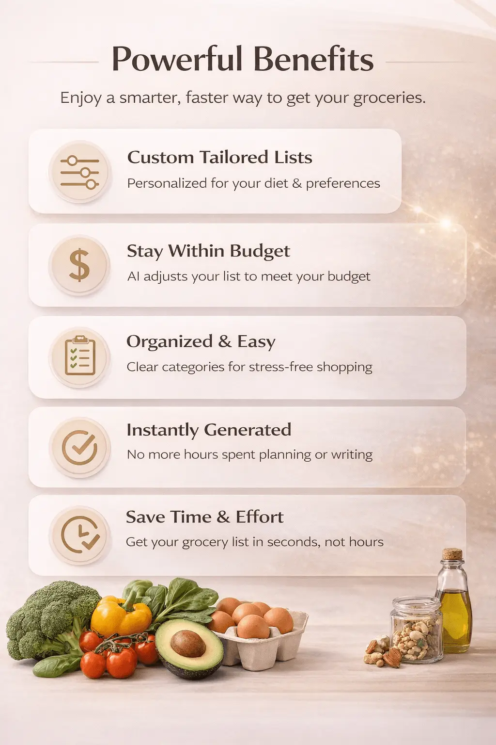 Screenshot 2 of Grocery List AI