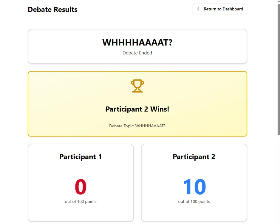 Screenshot 2 of Argufi - (Debate Arena with AI Judge)