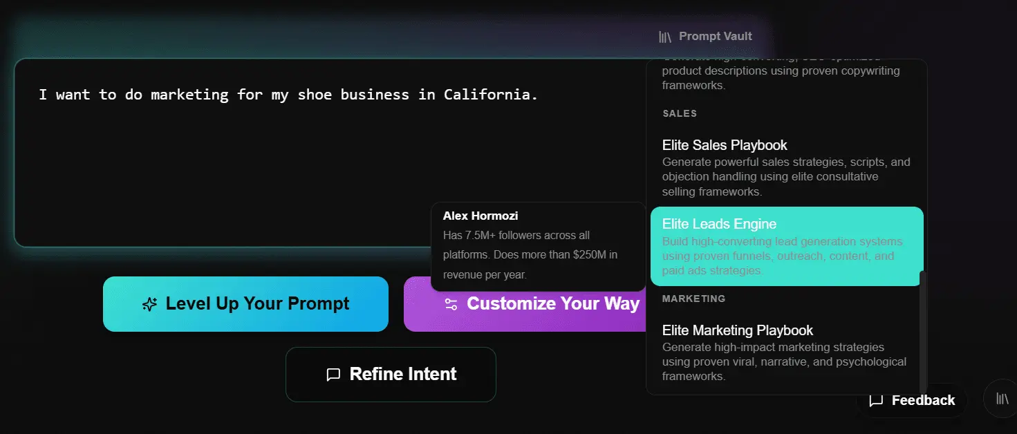 Screenshot 4 of Level Up My Prompt