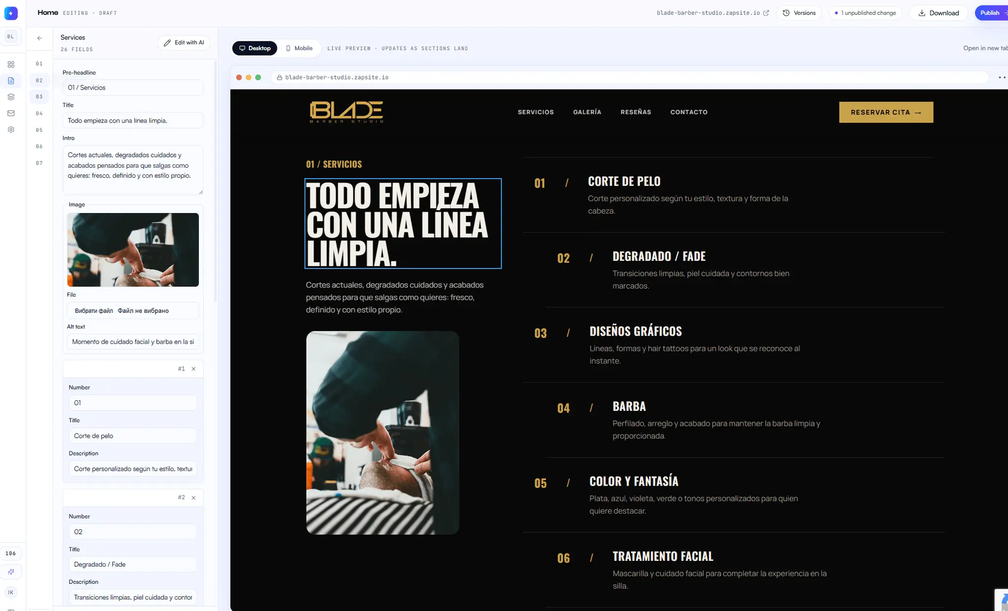 Screenshot 5 of Zapsite
