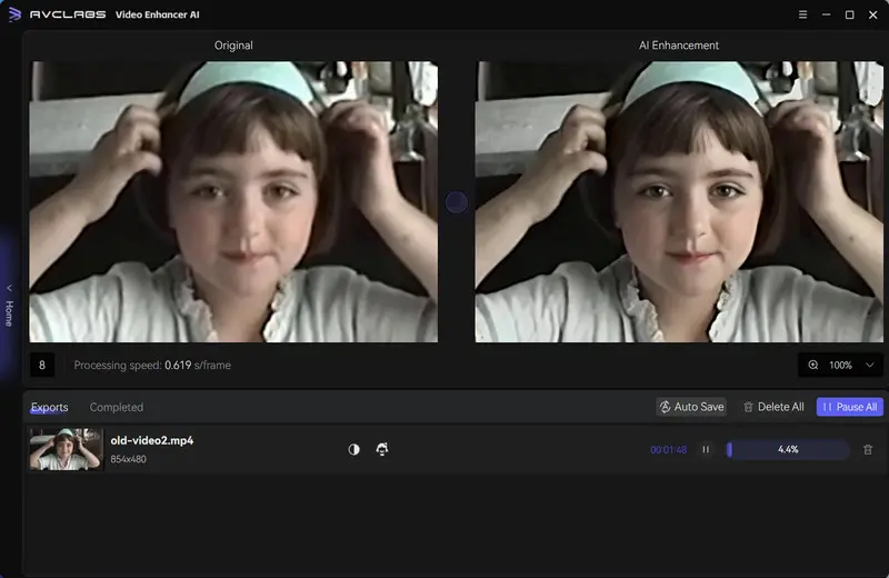 Screenshot 4 of AVCLabs Video Enhancer AI