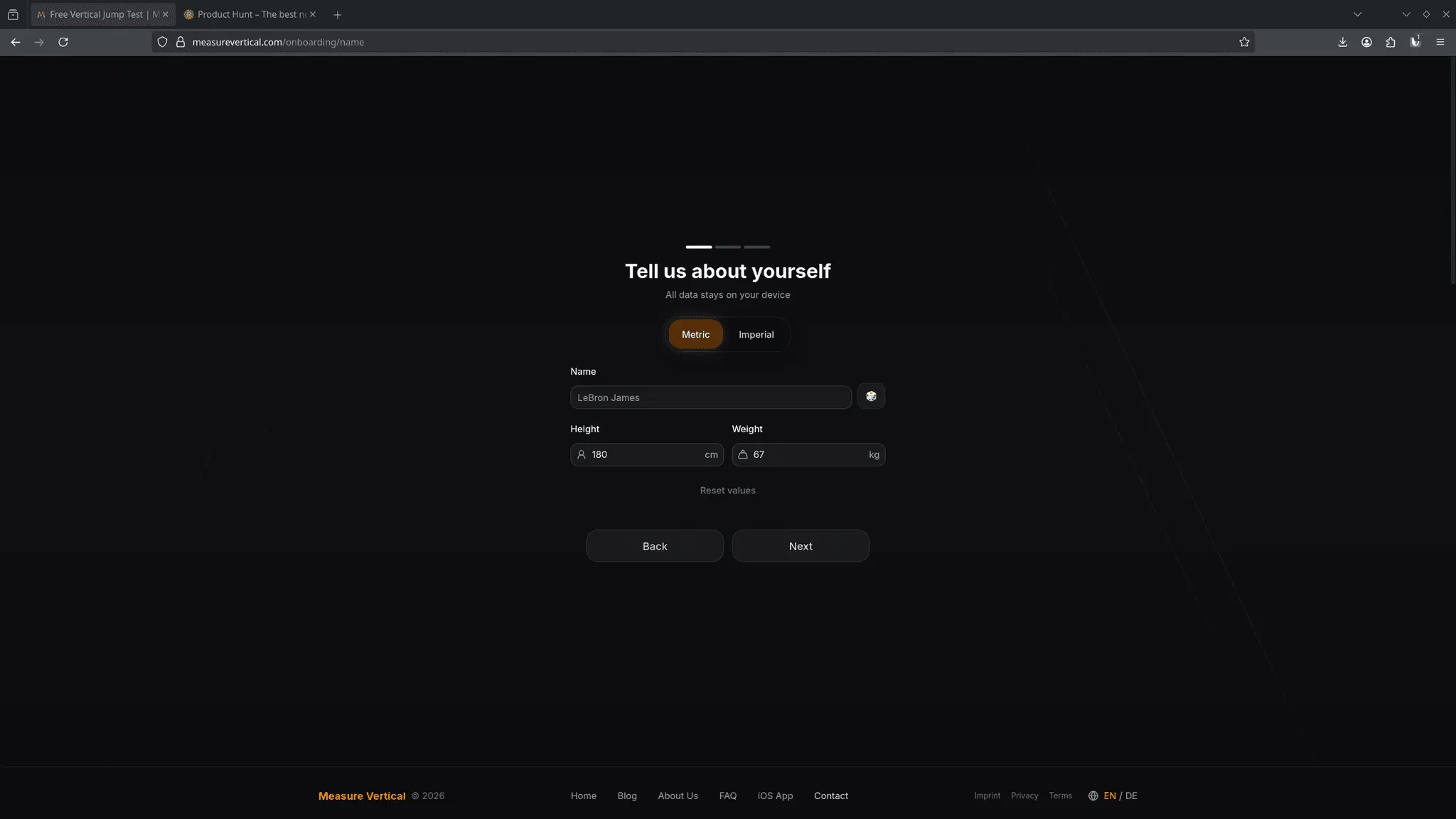 Screenshot 3 of Measure Vertical