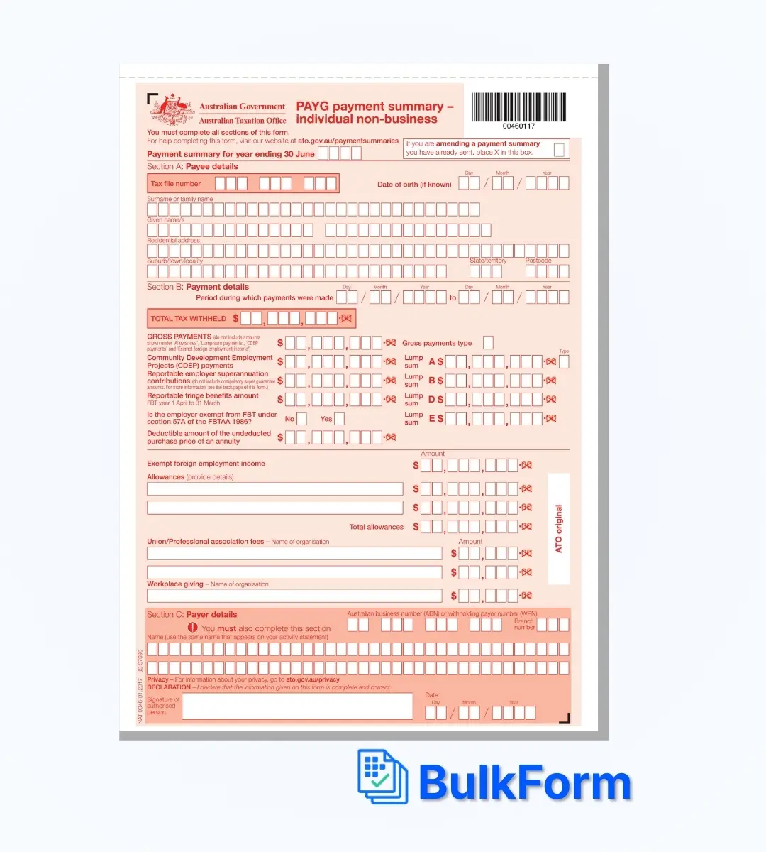 Screenshot 1 of BulkForm
