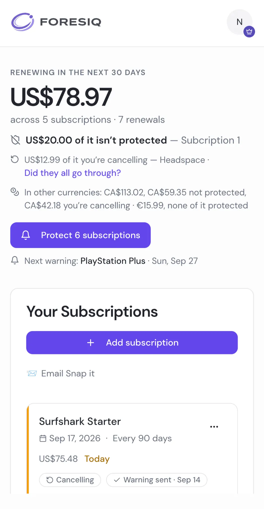 Screenshot 3 of ForesIQ