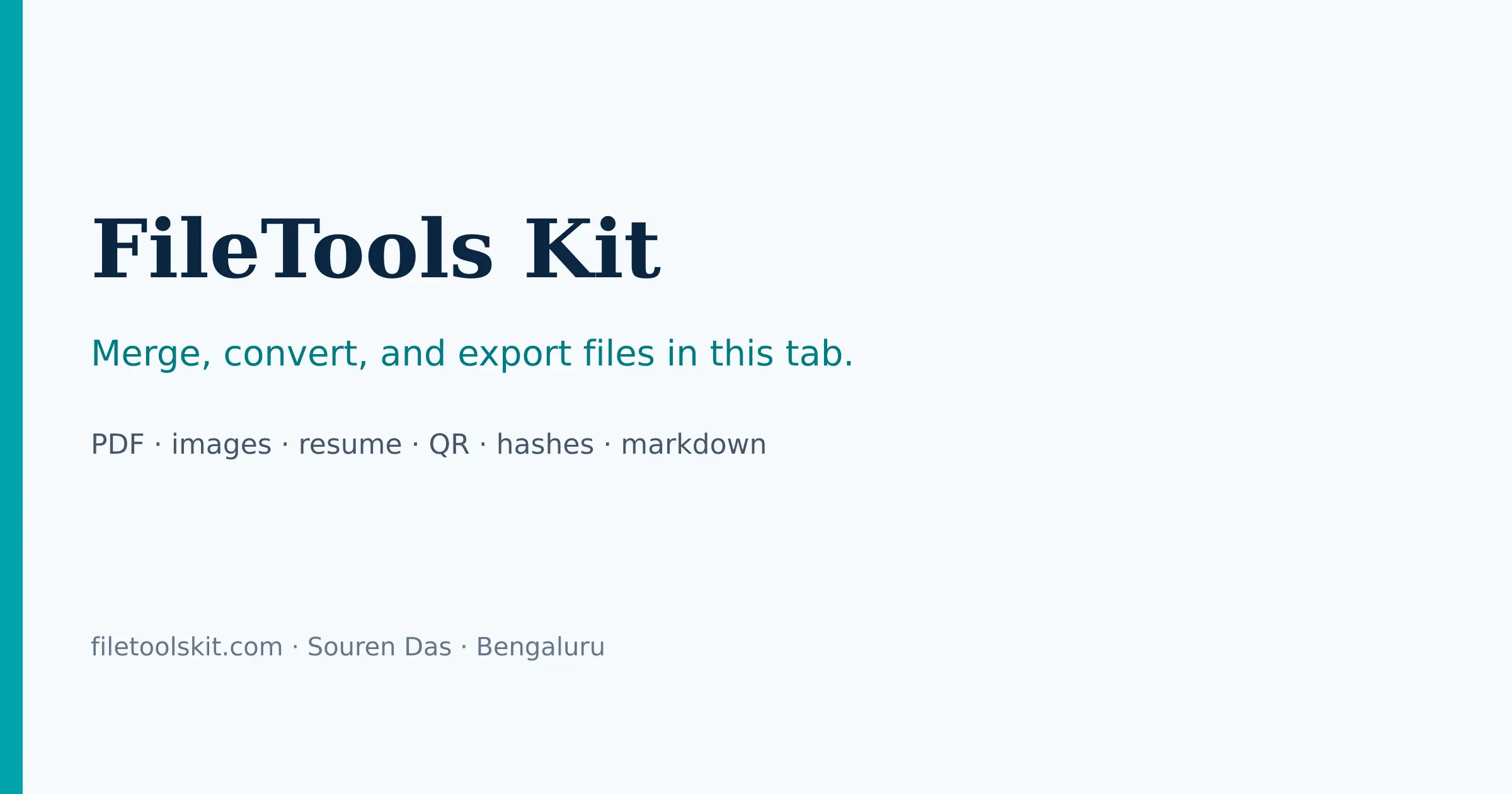 Screenshot 1 of FileTools Kit
