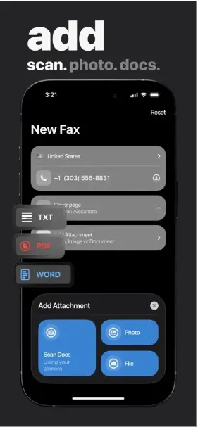 Screenshot 1 of mFax 