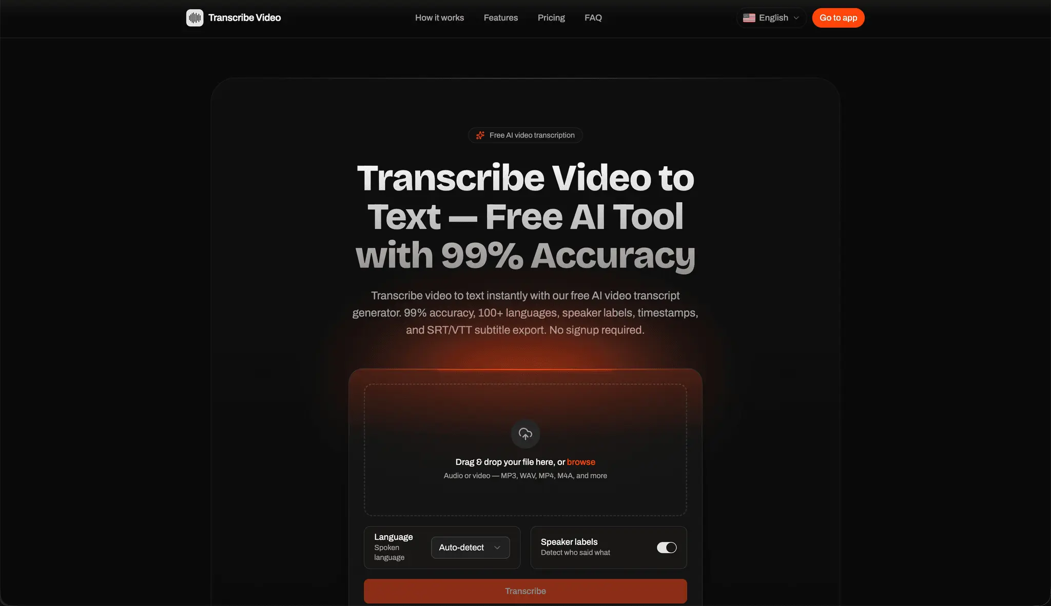 Screenshot 2 of Transcribe Video to Text
