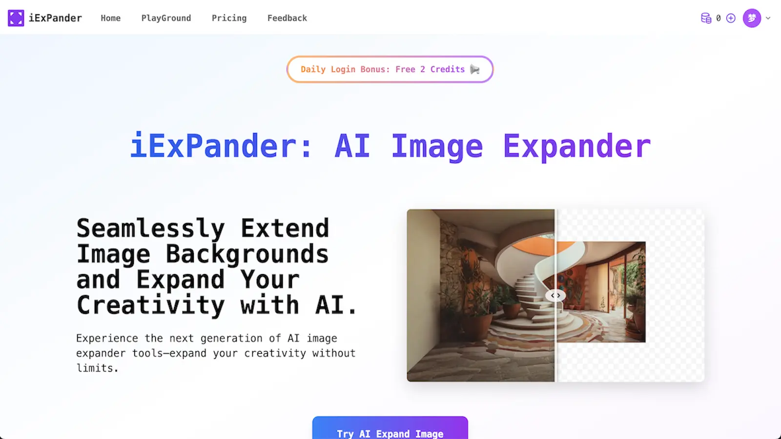 Screenshot 1 of AI Image Expander | iExPander