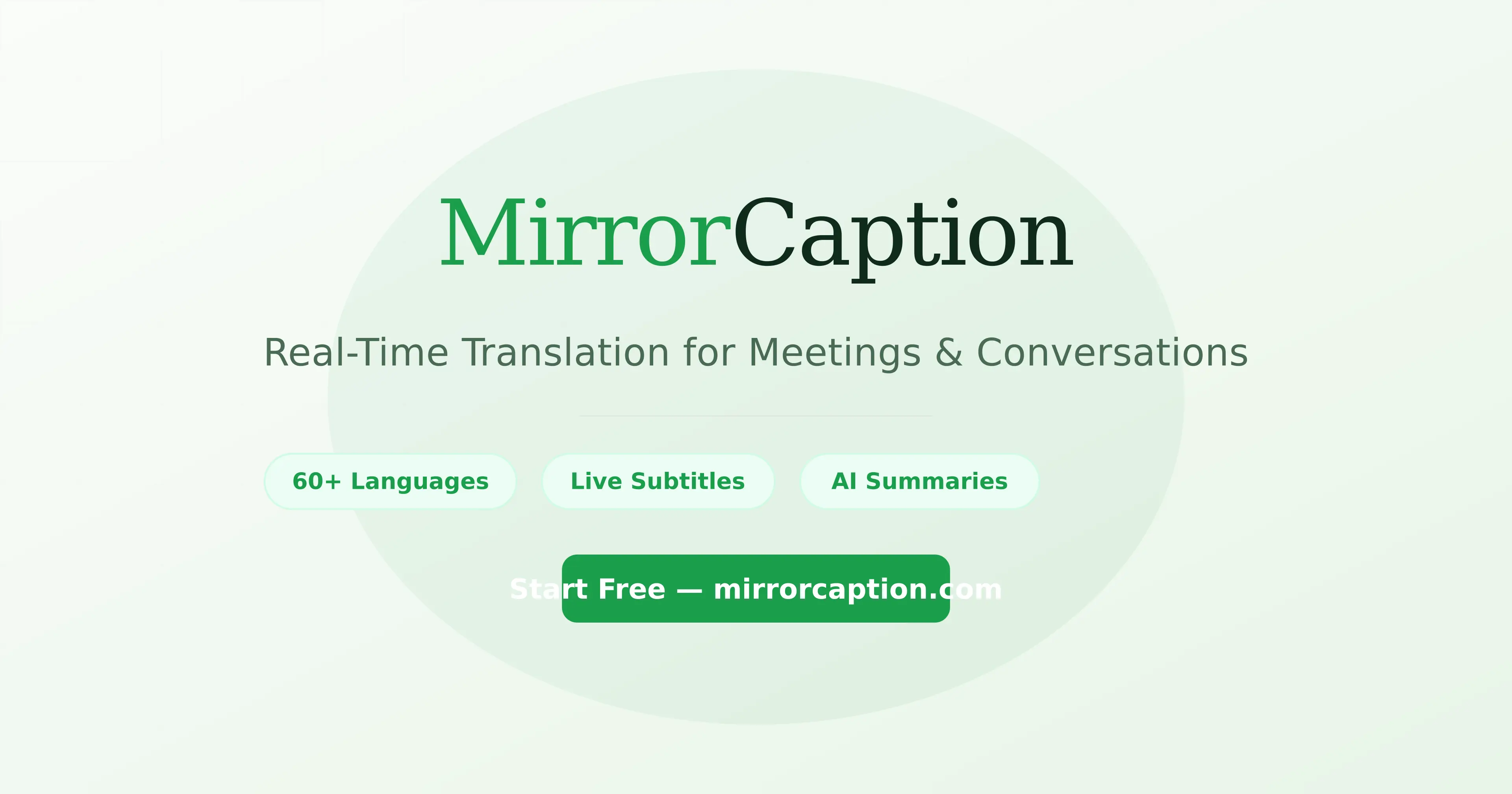 Screenshot 1 of MirrorCaption