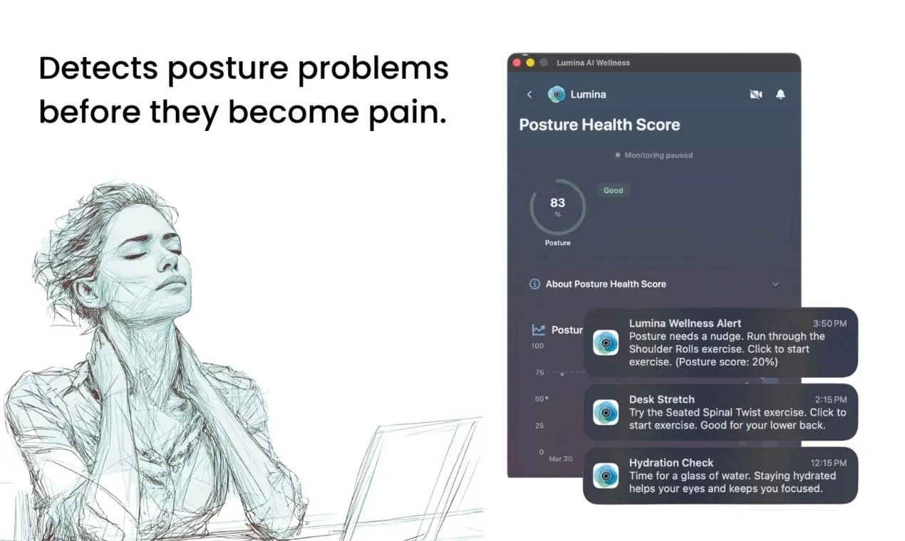 Screenshot 3 of Lumina AI Wellness