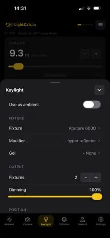 Screenshot 4 of LightCalc