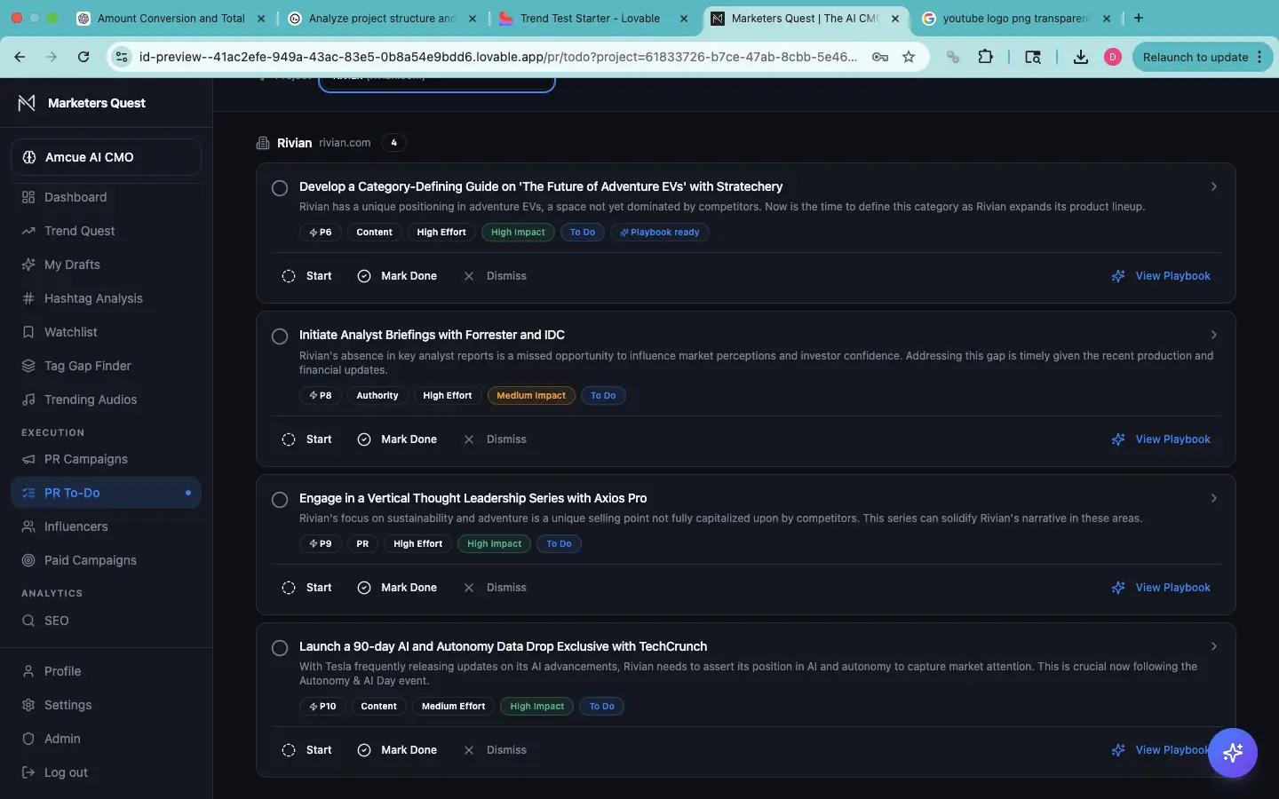 Screenshot 1 of Marketers Quest