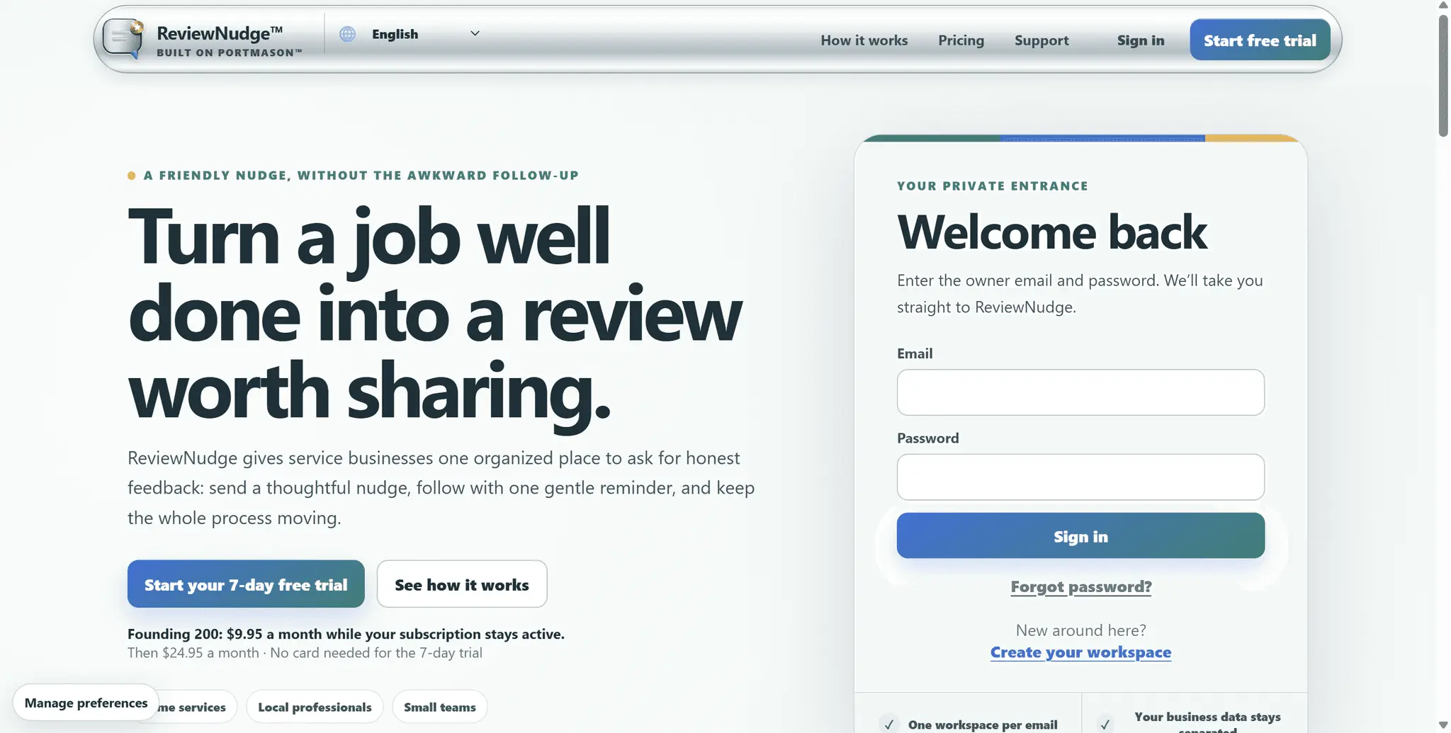 Screenshot 1 of ReviewNudge