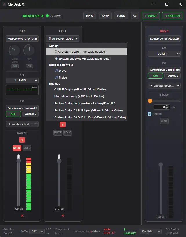 Screenshot 3 of MixDesk X