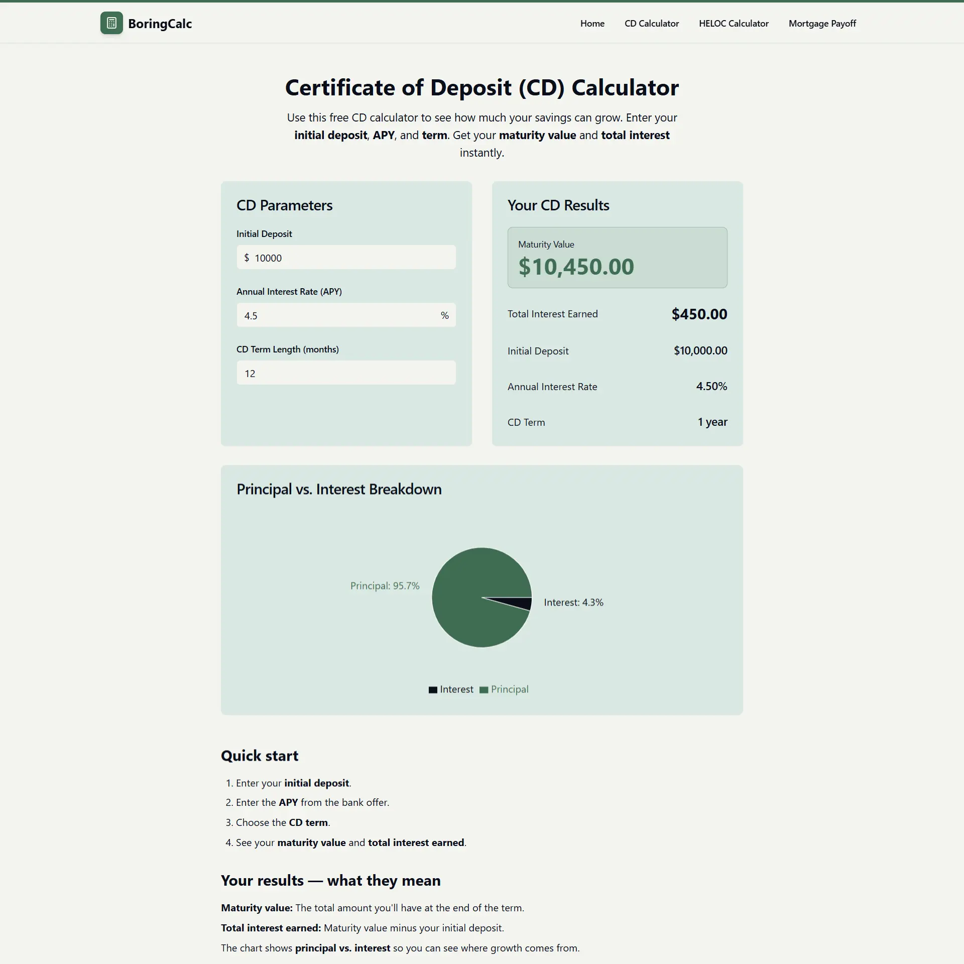 Screenshot 2 of BoringCalc