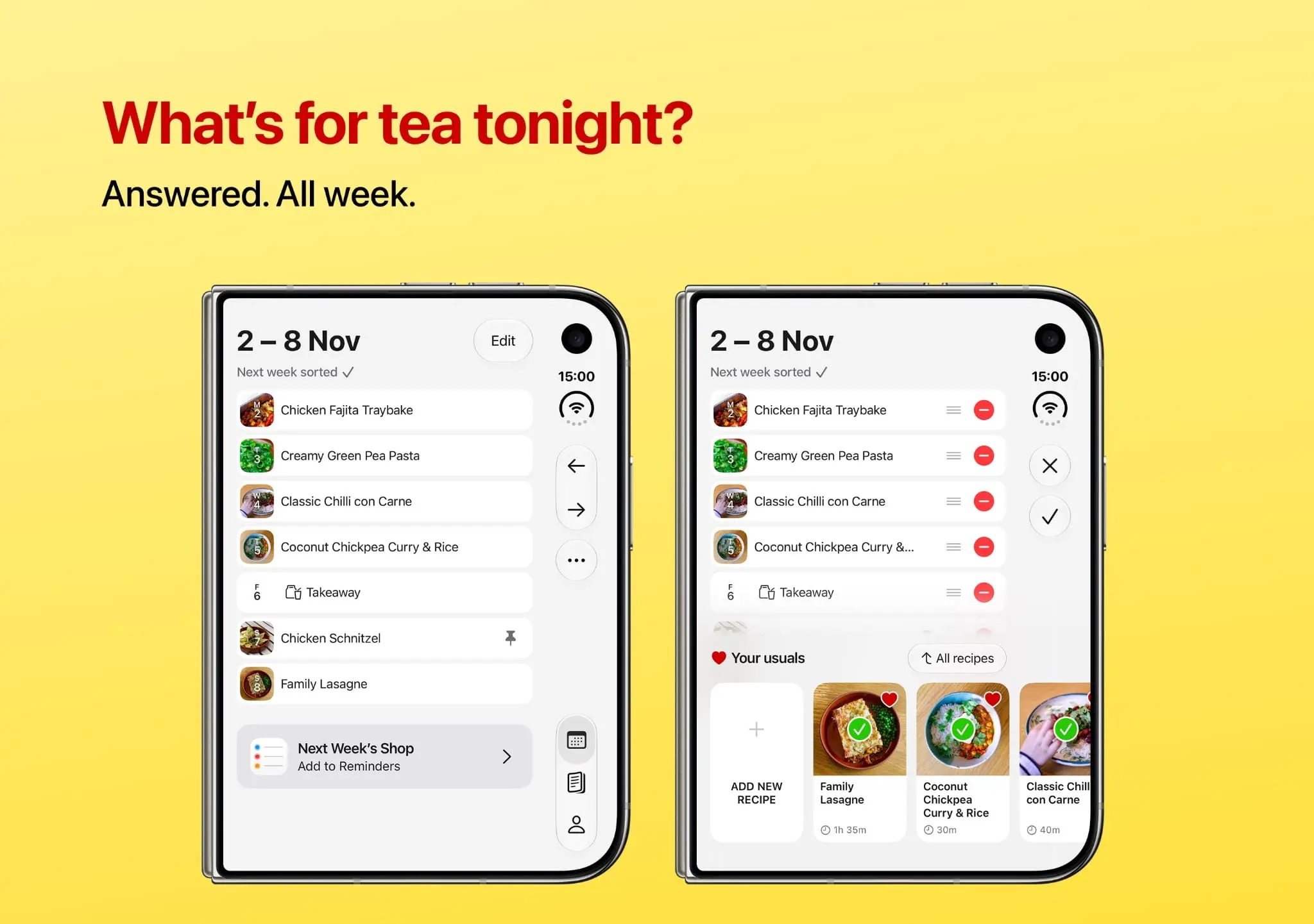 Screenshot 1 of TeaTonight: Dinner Planner