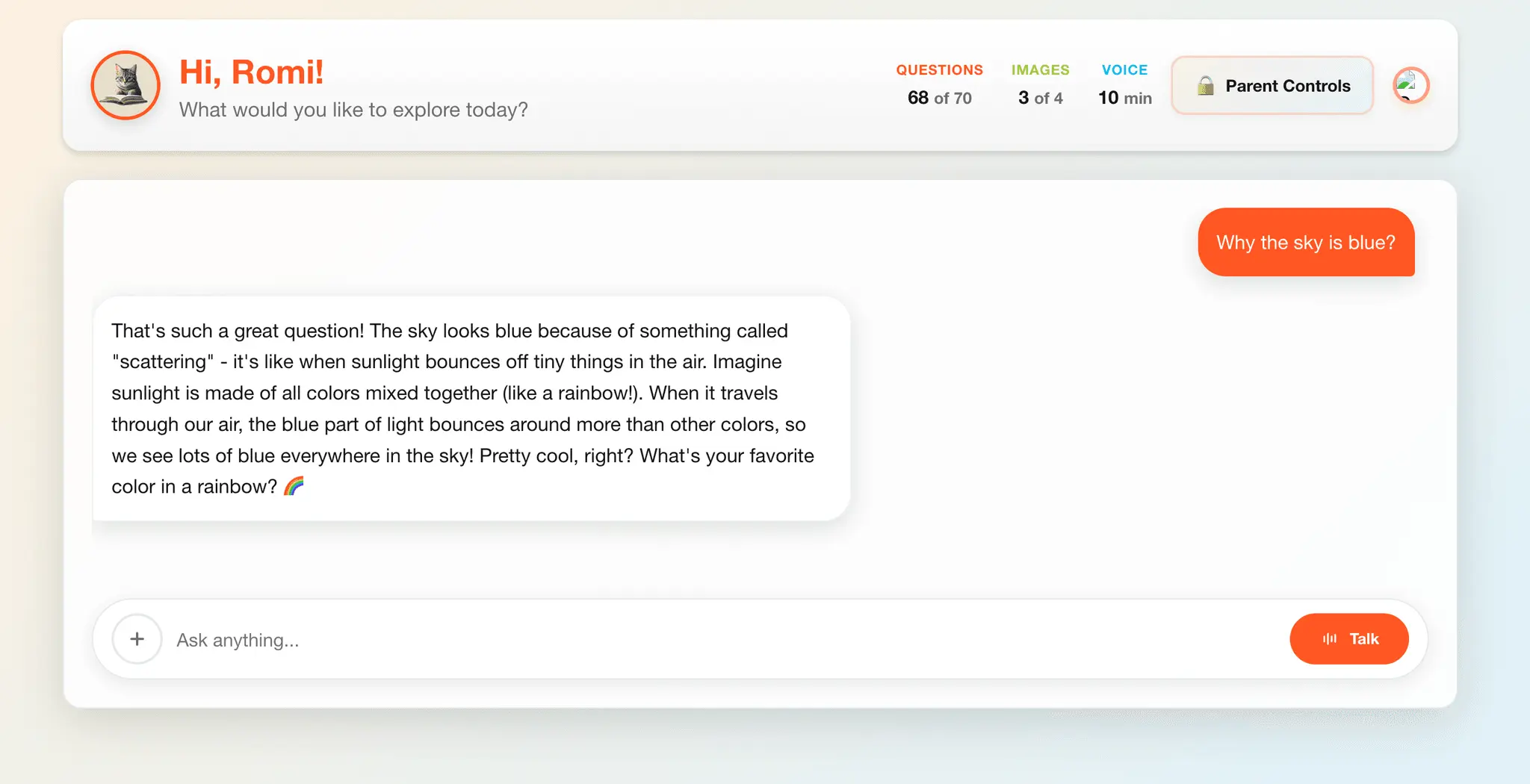 Screenshot 2 of Askie - AI for kids