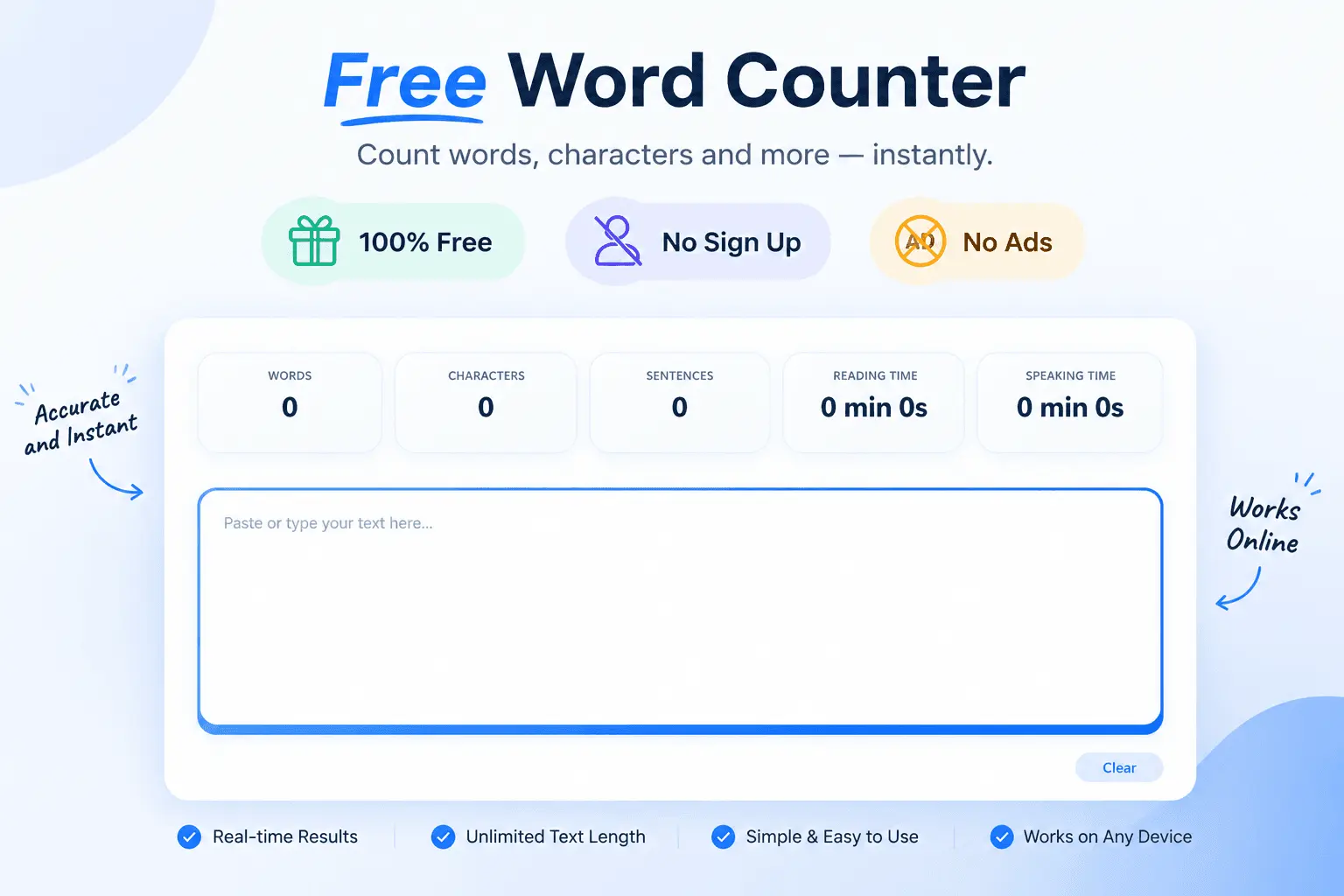 Screenshot 2 of Free Word Counter
