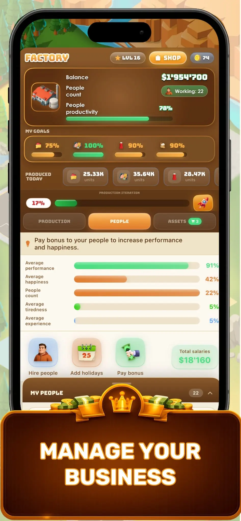 Screenshot 2 of Business Empire Manager