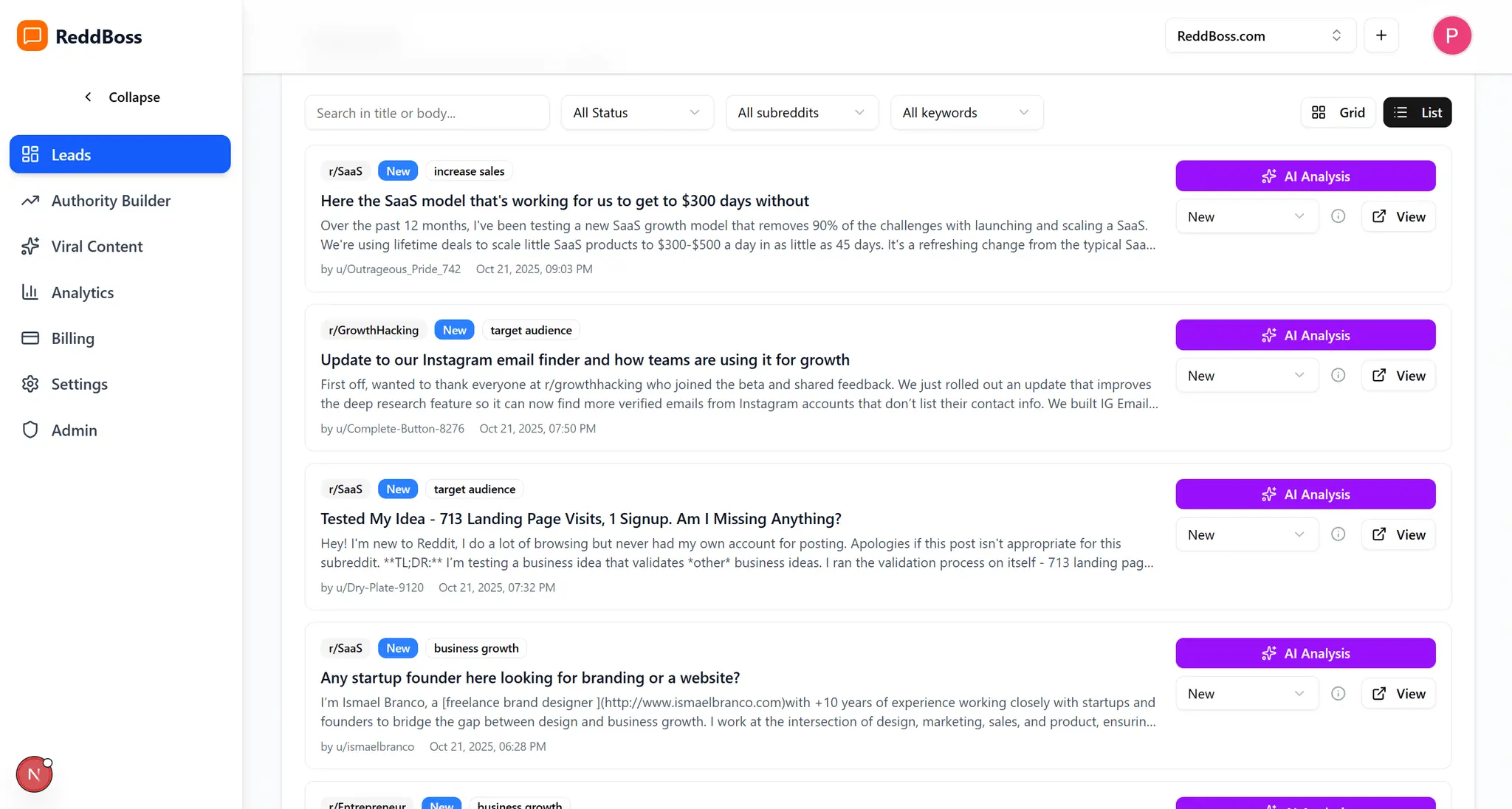 Screenshot 5 of ReddBoss