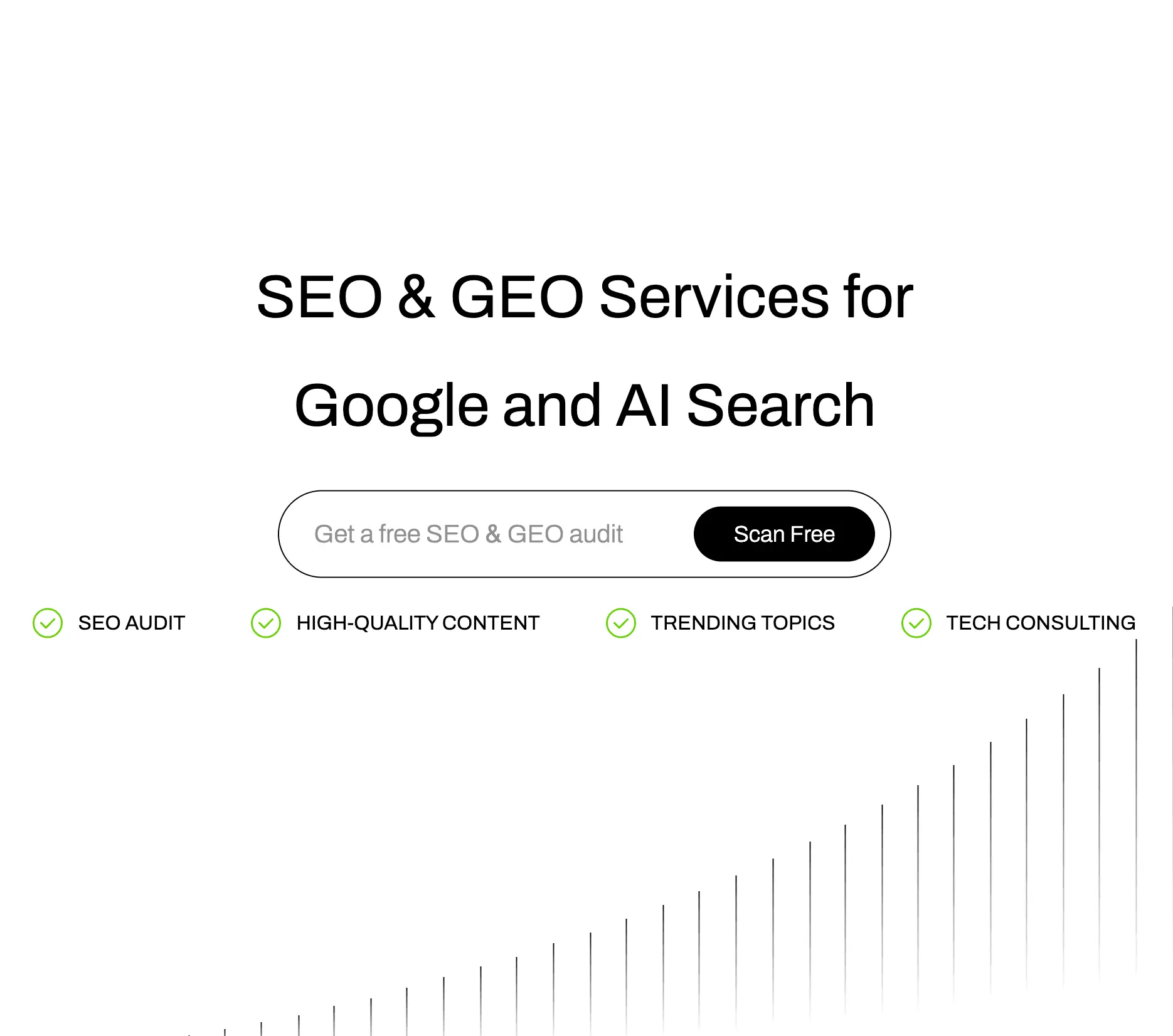 Screenshot 1 of Free Website Audit Tool 