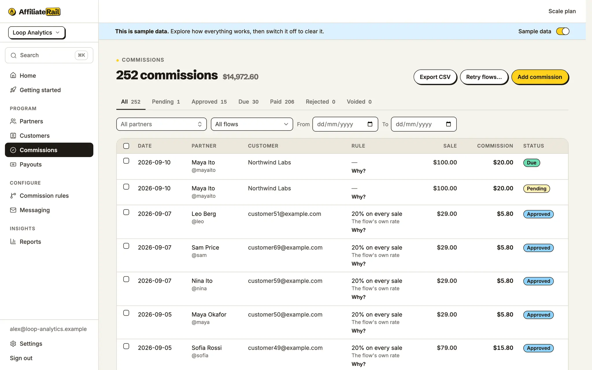 Screenshot 4 of AffiliateRail