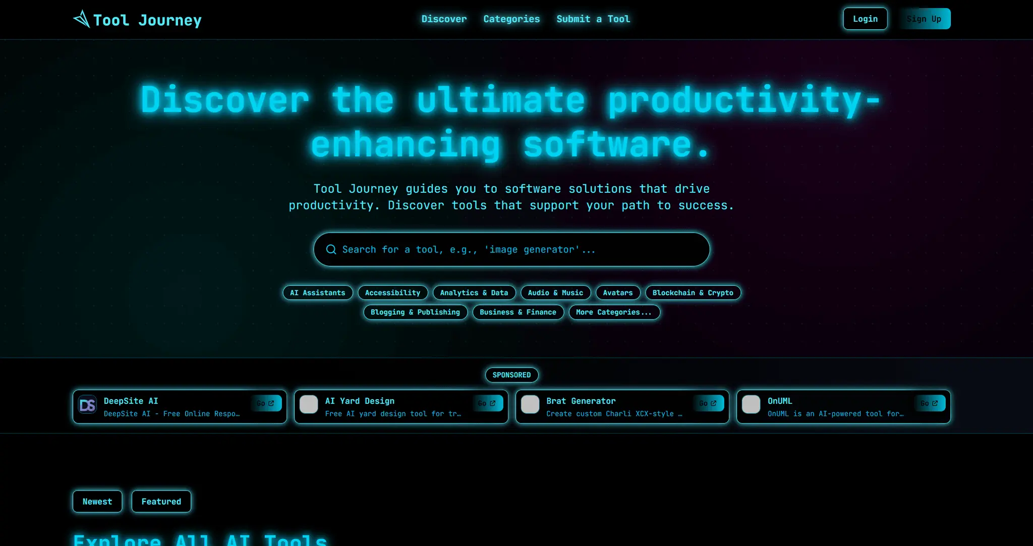 Screenshot 1 of Tool Journey