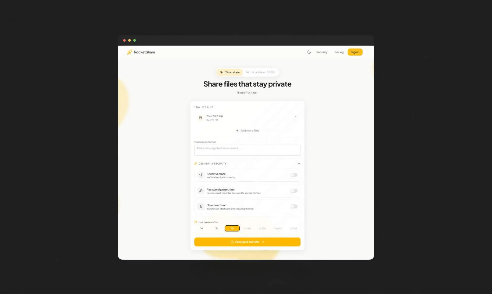 Screenshot 2 of RocketShare