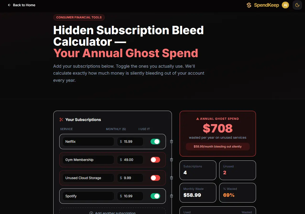 Screenshot 4 of SpendKeep